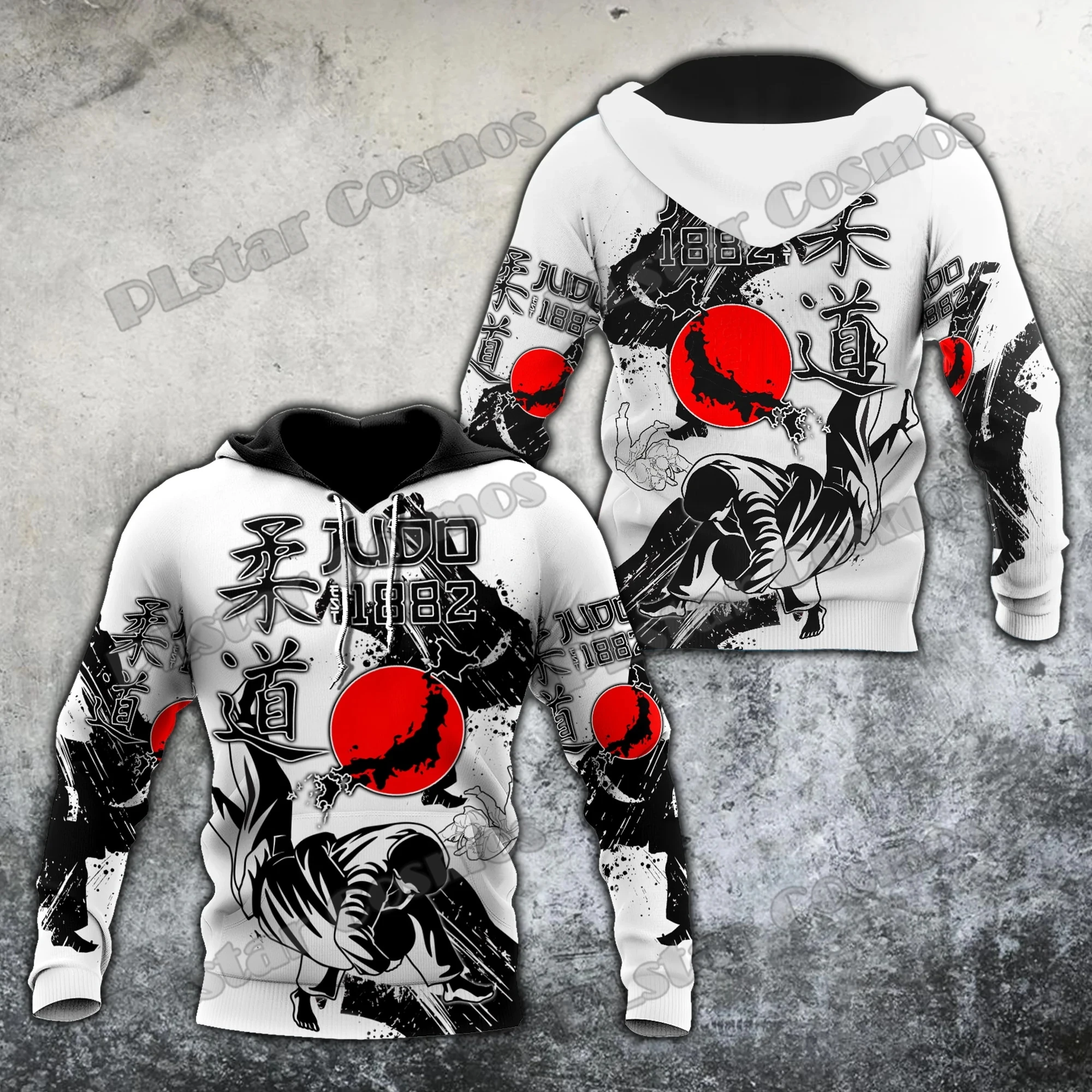 

PLstar Cosmos Martial Arts Jujitsu Judo 3D Print Fashion Men's hoodies Unisex Casual zipper Pullover Gift For Judo Lovers TDD171