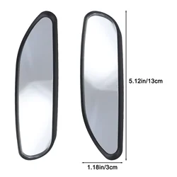 2Pcs 360 Degree Adjustable Blind Spot Mirror Auto Wide Angle Convex Rear Side View Car Truck SUV Rearview Mirror