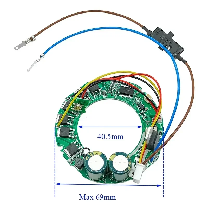 AC220V Three-phase Brushless DC High Speed BLDC Motor 3 Stage Driver 110000 RPM Electric Engine for Dyson Hair Drier Air Duct