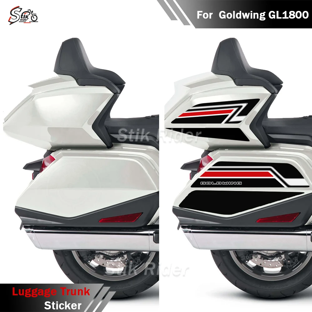 

For Honda Goldwing GL1800 F6B Tour Motorcycle Tank Pads, Knee Grips Gas Fairing Fender Protective Stickers Kit