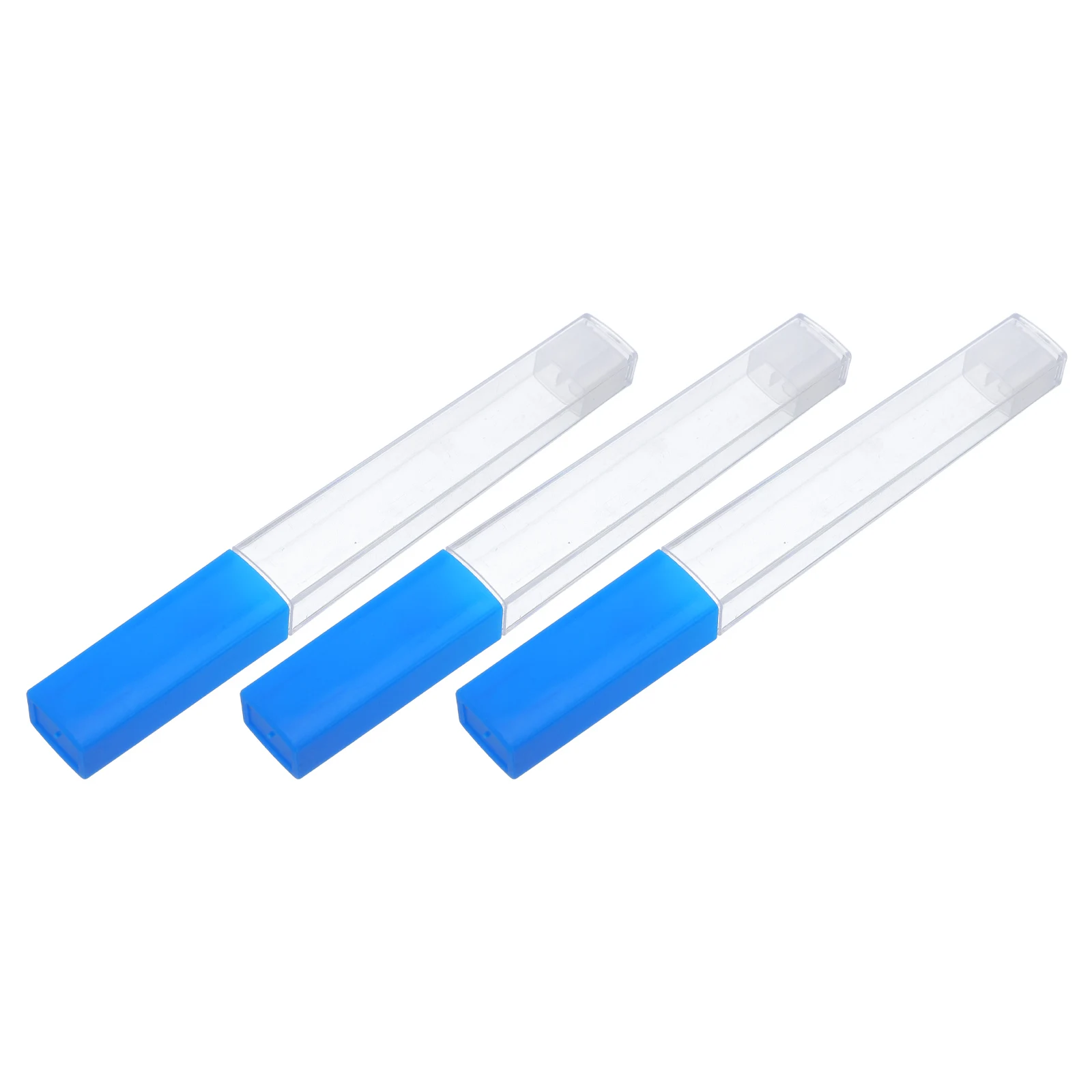 

3pcs Thermometer Protective Barrel Body Temperature Storage Holder Fever Protection Case Glass Oral Thermometer Tube Simple