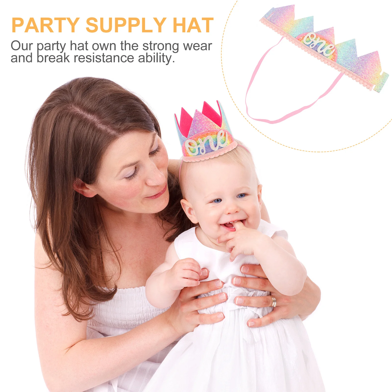 

Kids Headdress Baby Birthday Number Shower Toddler Number Birthday Hat Photo Crown Crown Hat Headdress Prop