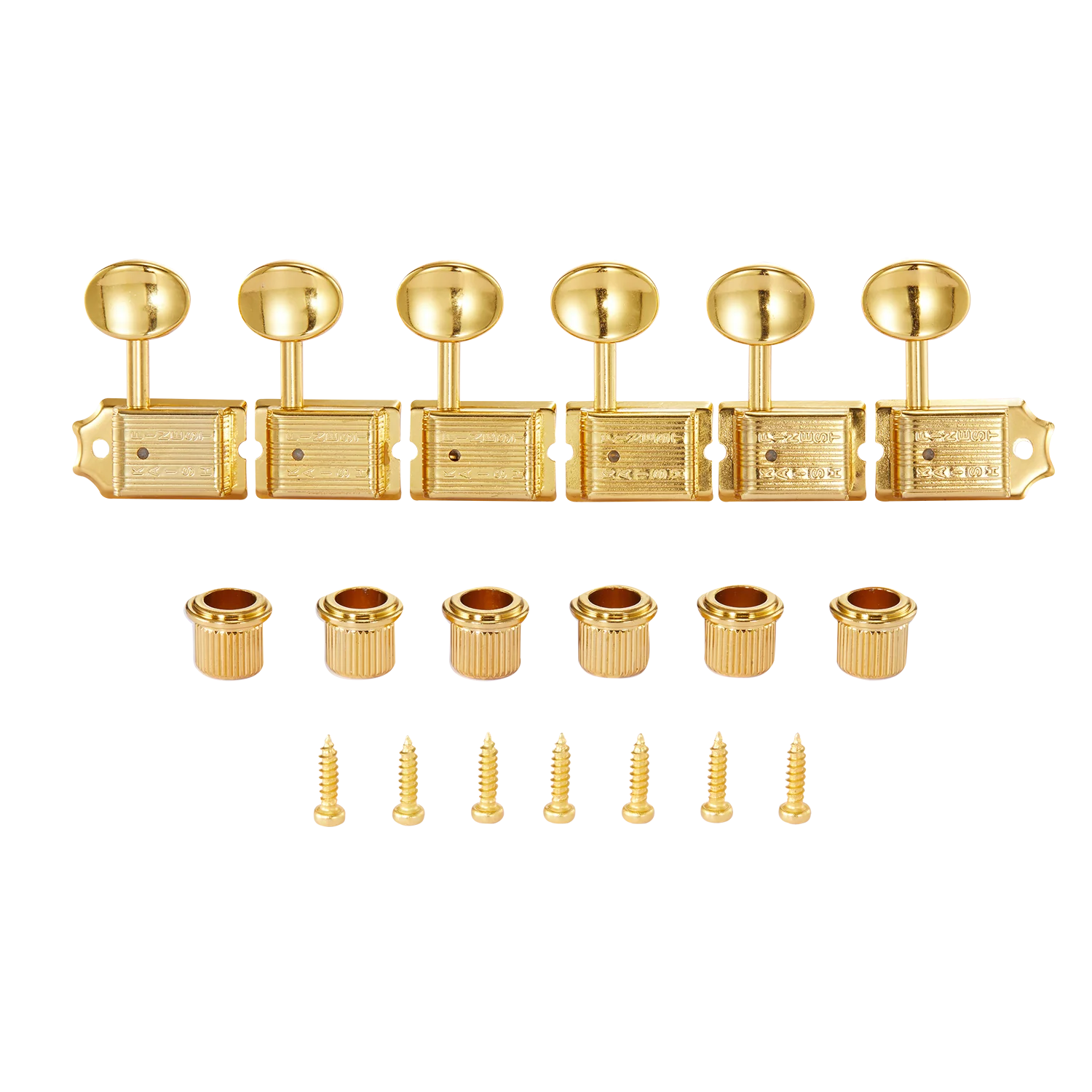KAISH Vintage Guitar Tuning Keys Guitar Tuners Machine Heads for ST TL Ivory /Nickel/Chrome/Black/ Gold