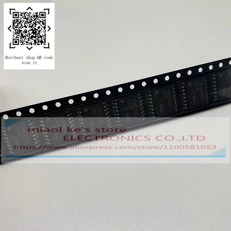 [10pcs] 100%New original; IRS2113STRPBF IRS2113SPBF IRS2113S - IGBT N-channel MOSFET IC DRIVER HIGH/LOW SIDE 16-SOIC