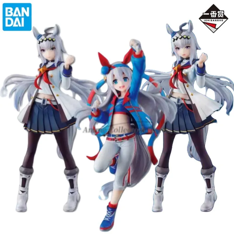 Original bandai ichiban kuji umamusume prettyDerby vol.3 oguri boné tamamo cruz anime figura brinquedos modelo colecionável ornamentos