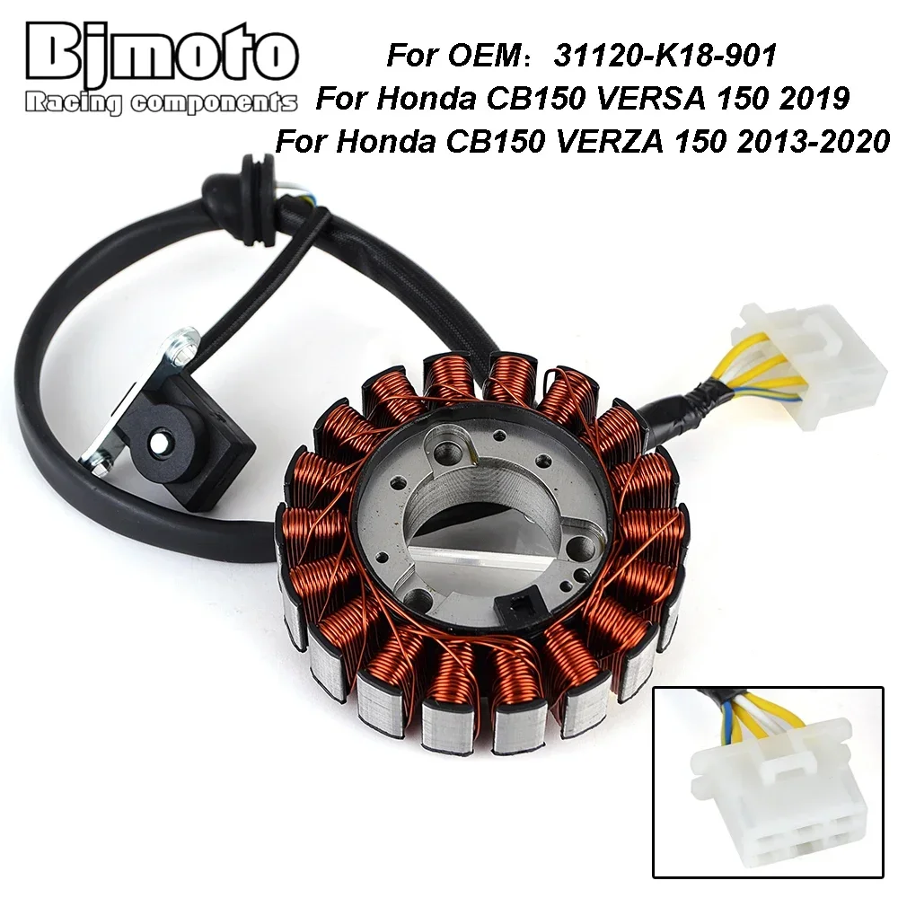 

Generator Stator Coil For Honda CB150 VERZA 150 2013-2020 31120-K18-901 2014 2015 2016 2017 2018 2019