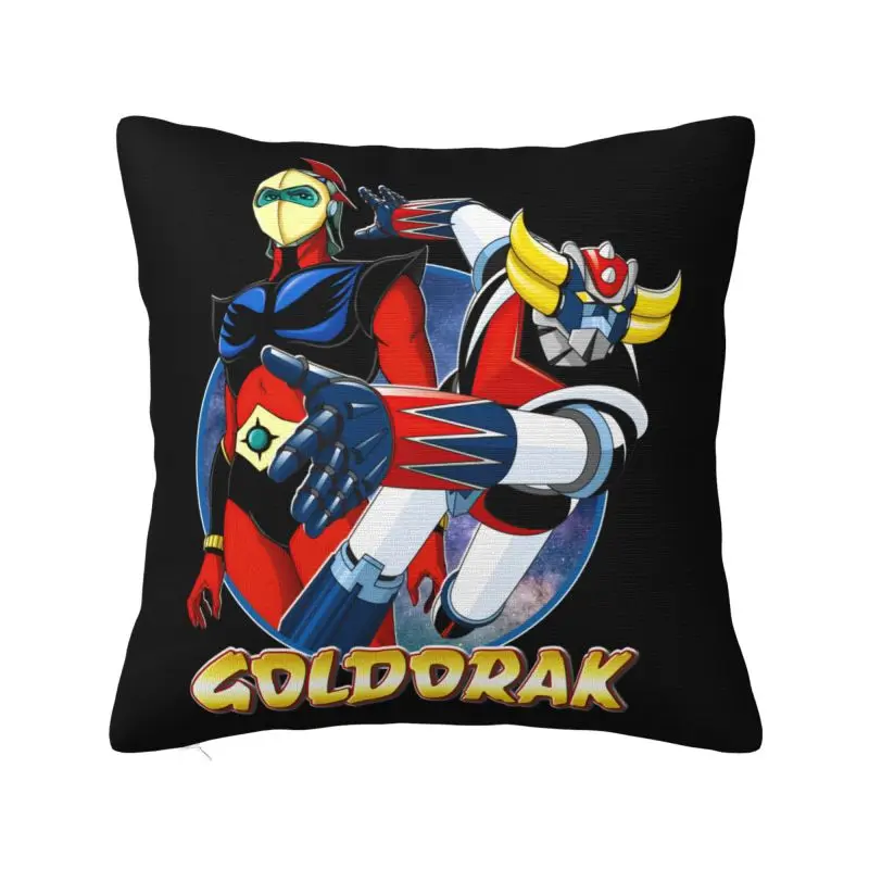 

UFO Robot Goldorak Grendizer Nordic Pillow Cover Actarus Goldrake Mecha Anime Cushion