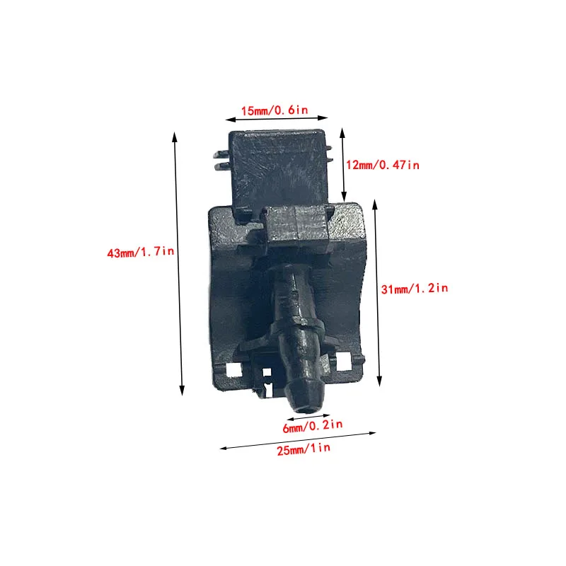 Front Windshield Wiper Washer Jet Nozzle Hood Liquid Sprayer 85381-30110 85381-12300 For Toyota Auris E150 2006-2012