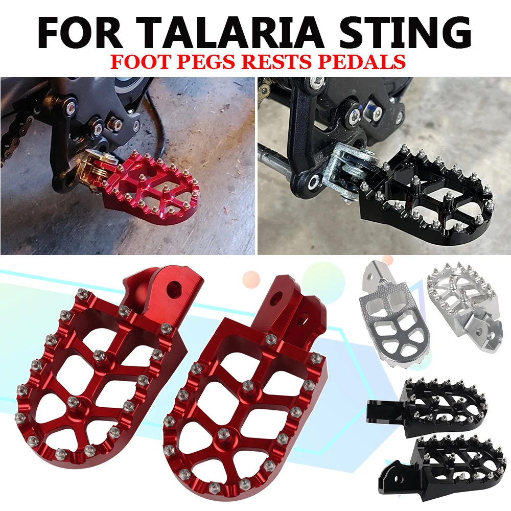 

For Talaria Sting R TL4000 MX MX3 MX4 Talaria Electric Motorcycle Accessories Modified Footpegs Footrest Foot Pegs Rest Pedal