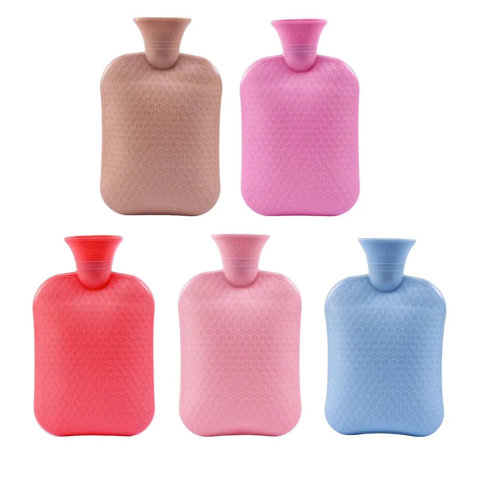 Hot Water Bottle, Hot Water Bag, Warming Bed, Convenient Water Filling Leakproof Screw Lid Winter Warm Bag Hand Feet Warmer