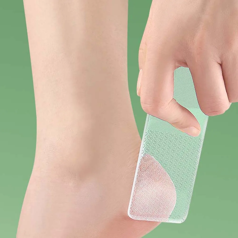 

Нано-стеклянная пилка для педикюра, удаления огрубевшей кожи и мозолей, квадратная пилка для ног, инструмент для ухода за стопами