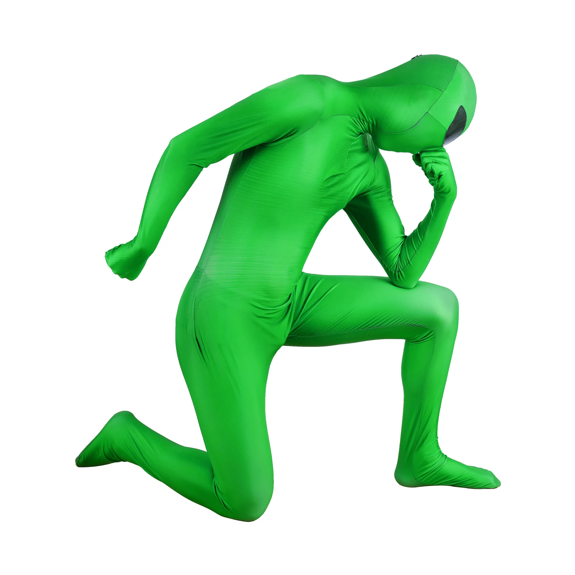 Alien Extraterrestre Bodysuit Cosplay Costume Jumpsuit Men Women Child Halloween Carnival Party Outfits view 2
