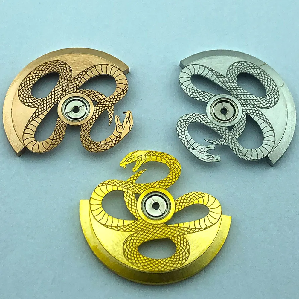 Chinese dragon and snake NH35 NH36 series watch movement pendulum rotor suitable for NH34 NH35 NH36 NH38 NH39 4R 6R movement