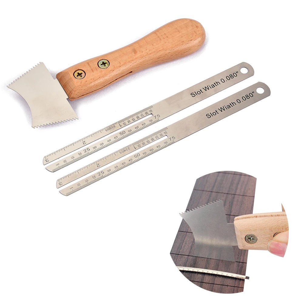 

Guitar Maintenance Kit 37x29mm Jagged Blade for Acoustic Electric Bass Banjo Ukulele M Repair Tools Supplies Spare Parts