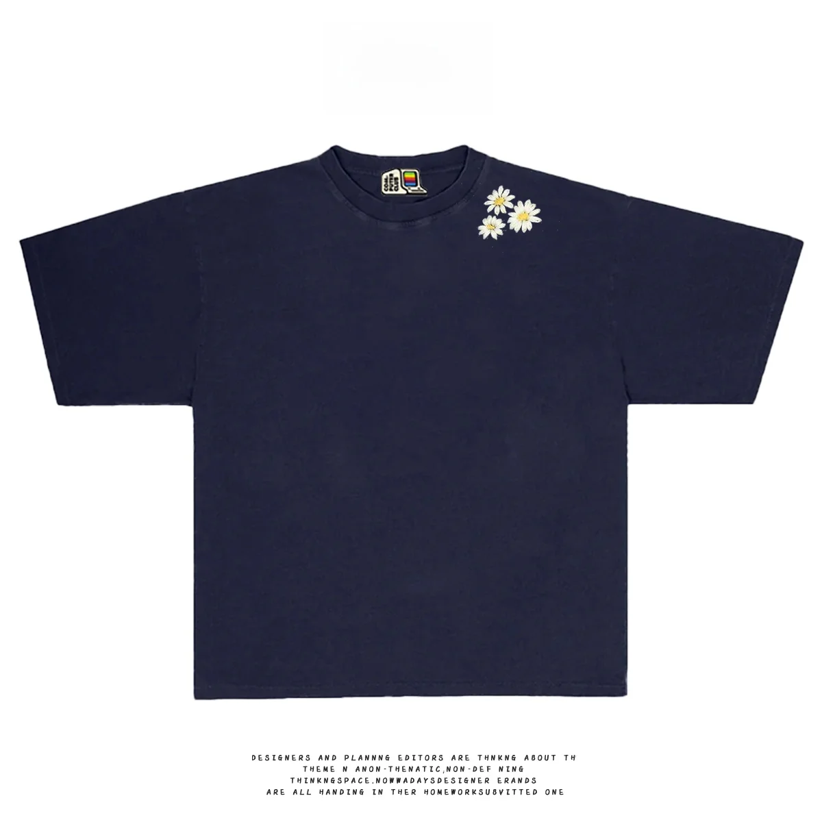 t-shirt-a-maniche-corte-con-stampa-retro-americana-in-stile-oldschool-design-semplice-abbigliamento-casual-tessuto-misto-estate-2024