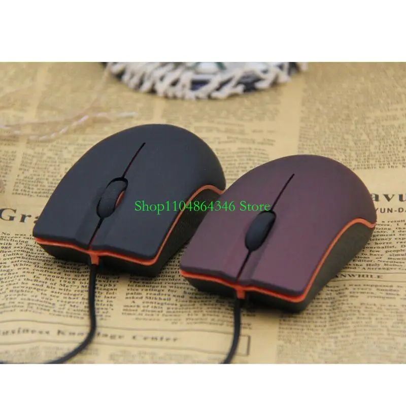 Mouse da gioco cablato USB 130CM 1200DPI Mouse da gioco ottico portatile con superficie smerigliata per PC da ufficio Accessorio per computer portatile