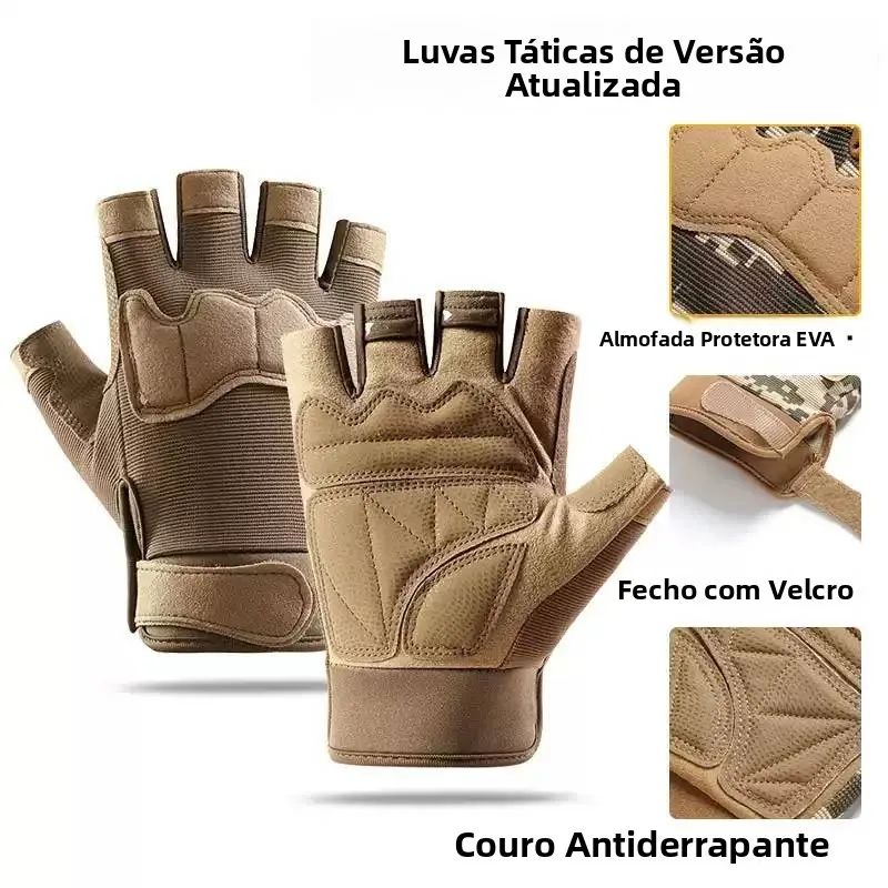 luvas-de-ciclismo-unissex-taticas-para-esportes-ao-ar-livre-treinamento-e-fitness-antiderrapantes-meio-dedo-protecao-das