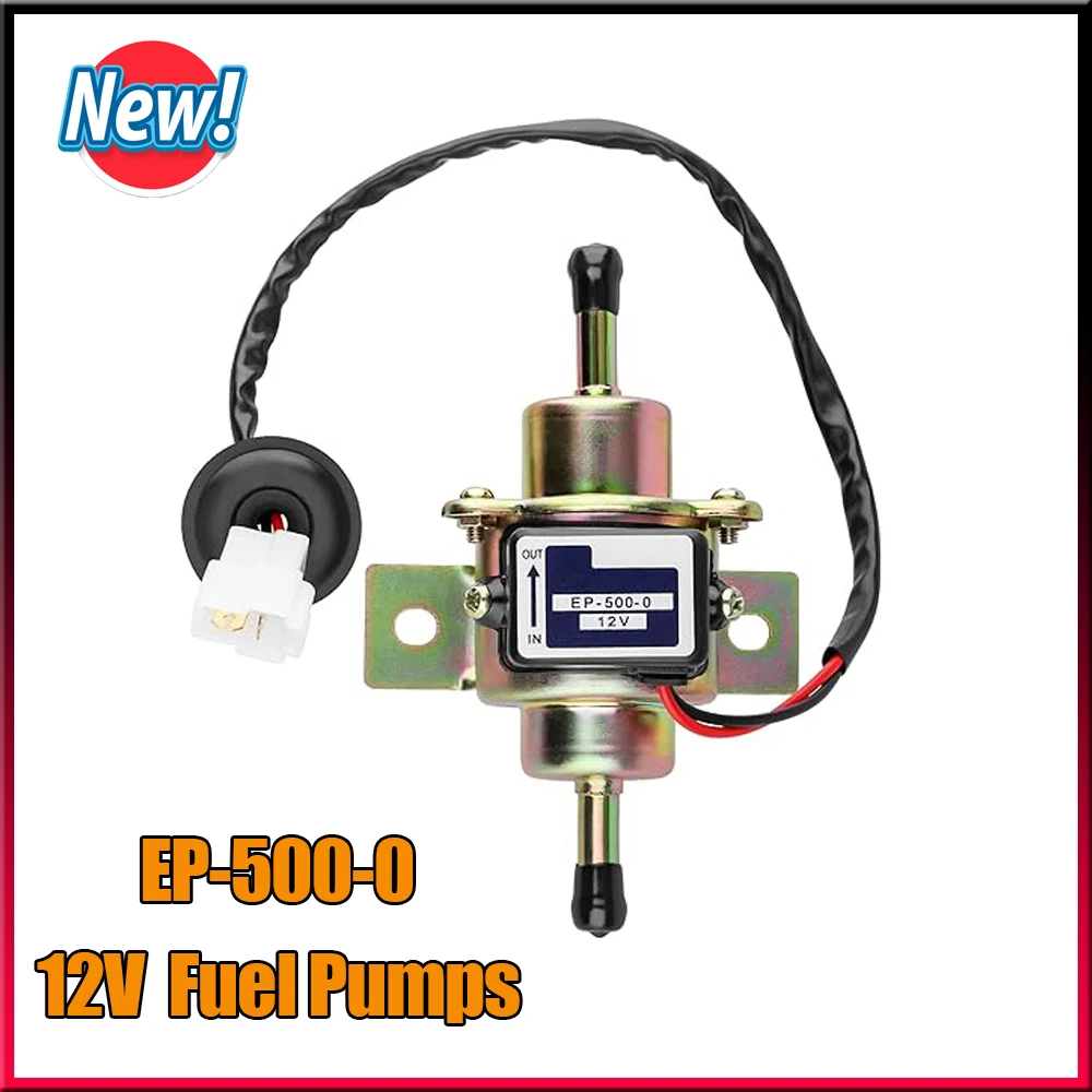 EP-500-0 Fuel Pump Electrical Replacement for Yanmar Cub Cadet Kubota B6000 G3200 G4200 G5200 G6200 12585-52030 15231-52030