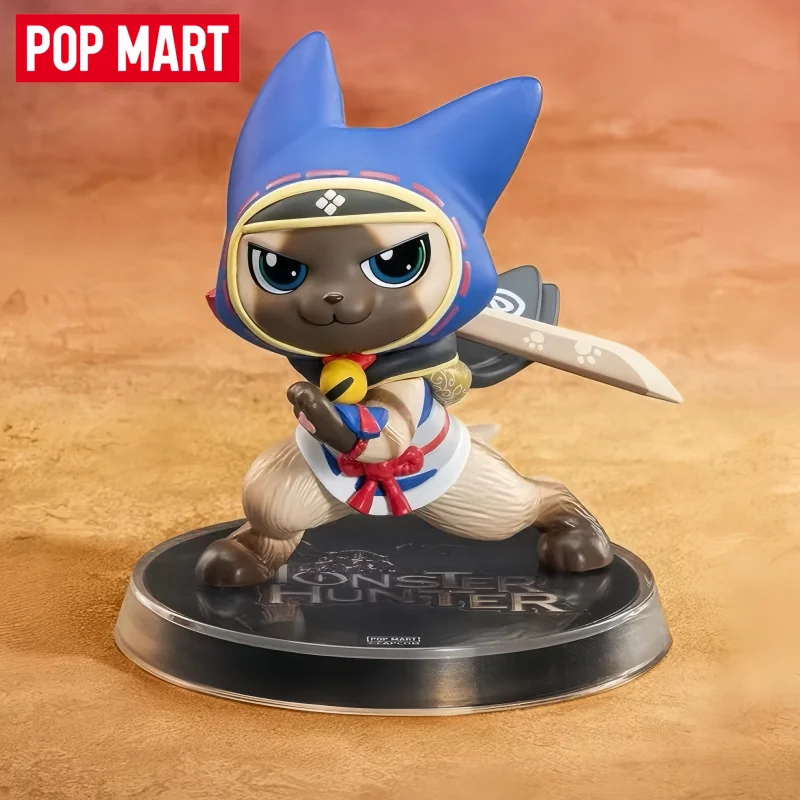 2026 Original POP MART Monster Hunter Serie Blindboxen Co-Branded Figuren Mystery Box Desktop-Spielzeug Ornament Niedliche Geburtstagsgeschenke