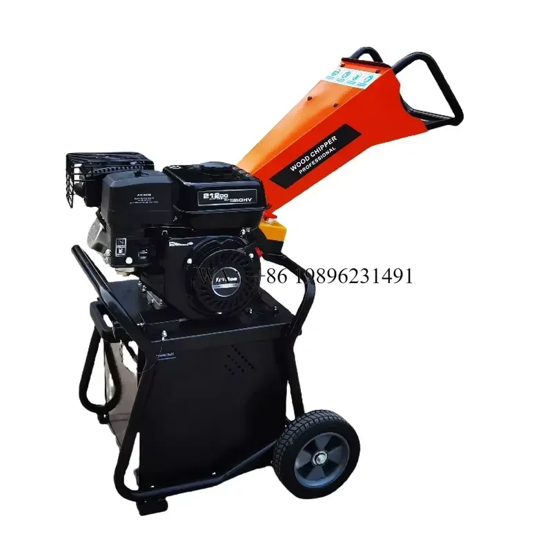 Wmwmnu High Efficiency Mini Wood Crusher Chipper Shredder TUV CE Certified Tree Branch Industrial Wood Chipping for - view 5