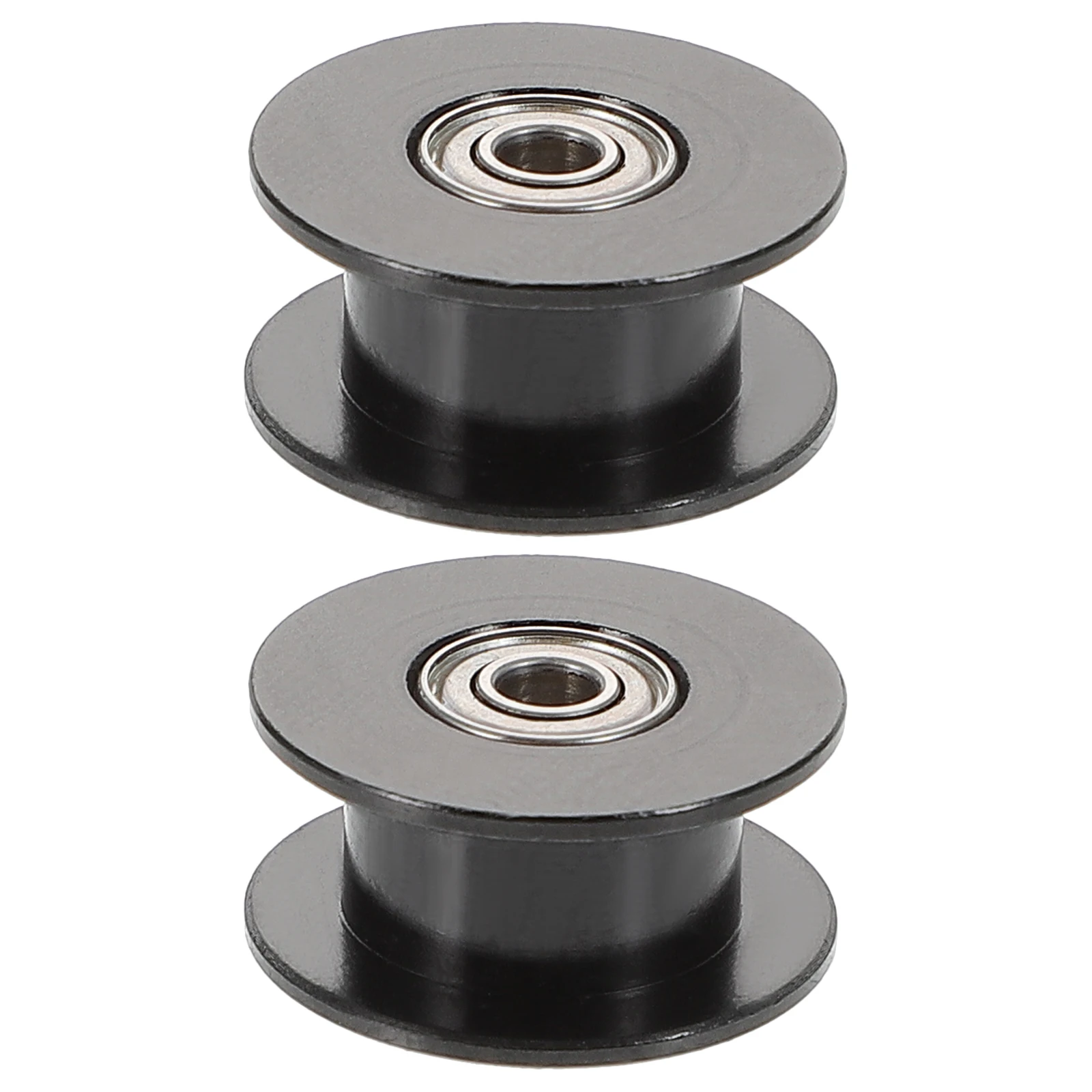 

2pcs Aluminum Alloy Timing 3D Printer Parts H- Teeth Idler Corrosion Resistant Wear-Proof Plastic Pulley For Cnc Lathe