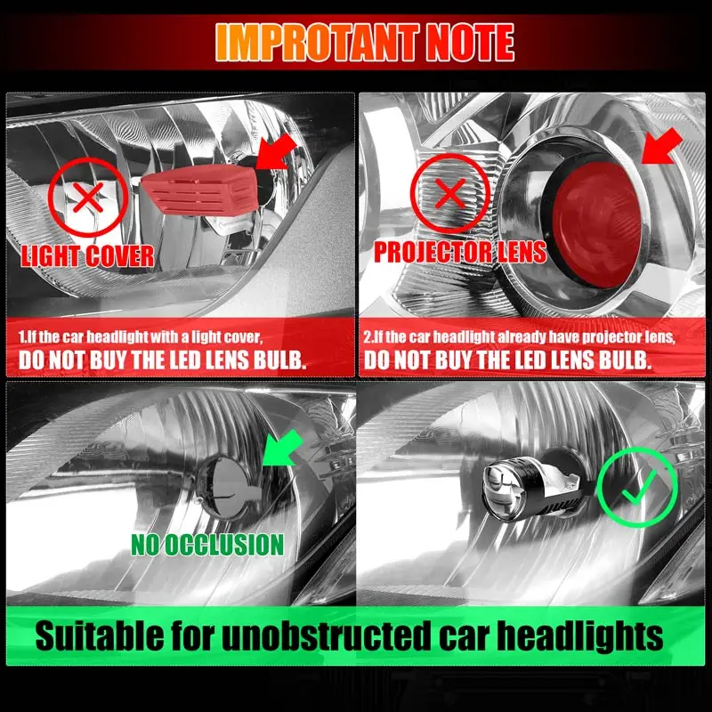 2 قطعة LED H4 العارض عدسة 300 واط سيارة المصابيح الأمامية 30000LM CANBUS توربو السيارات لمبة H4 عالية منخفضة ضوء الضباب المصباح الكهربي عالية الطاقة #6