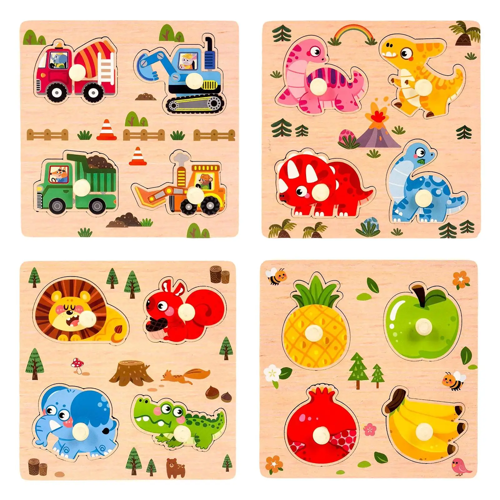 กระดานจับคู่รูปทรงไม้สำหรับกิจกรรมกลางแจ้ง