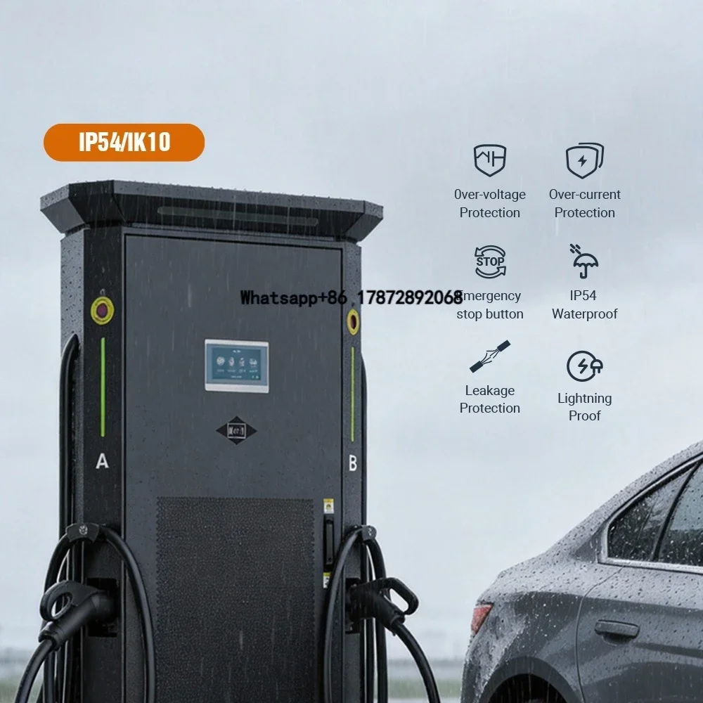 Ultra-Fast Charge 60KW-240kw CE Four Guns Pile High-Capacity Design Integrated DC Fast EV Charging Station