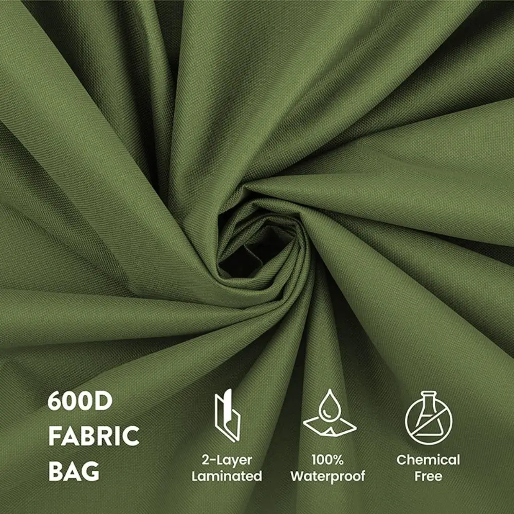 Double Layer Christmas Wreath Storage Bag with Zipper and Handles Stackable Wreath Storage Container Thickened Large Capacity