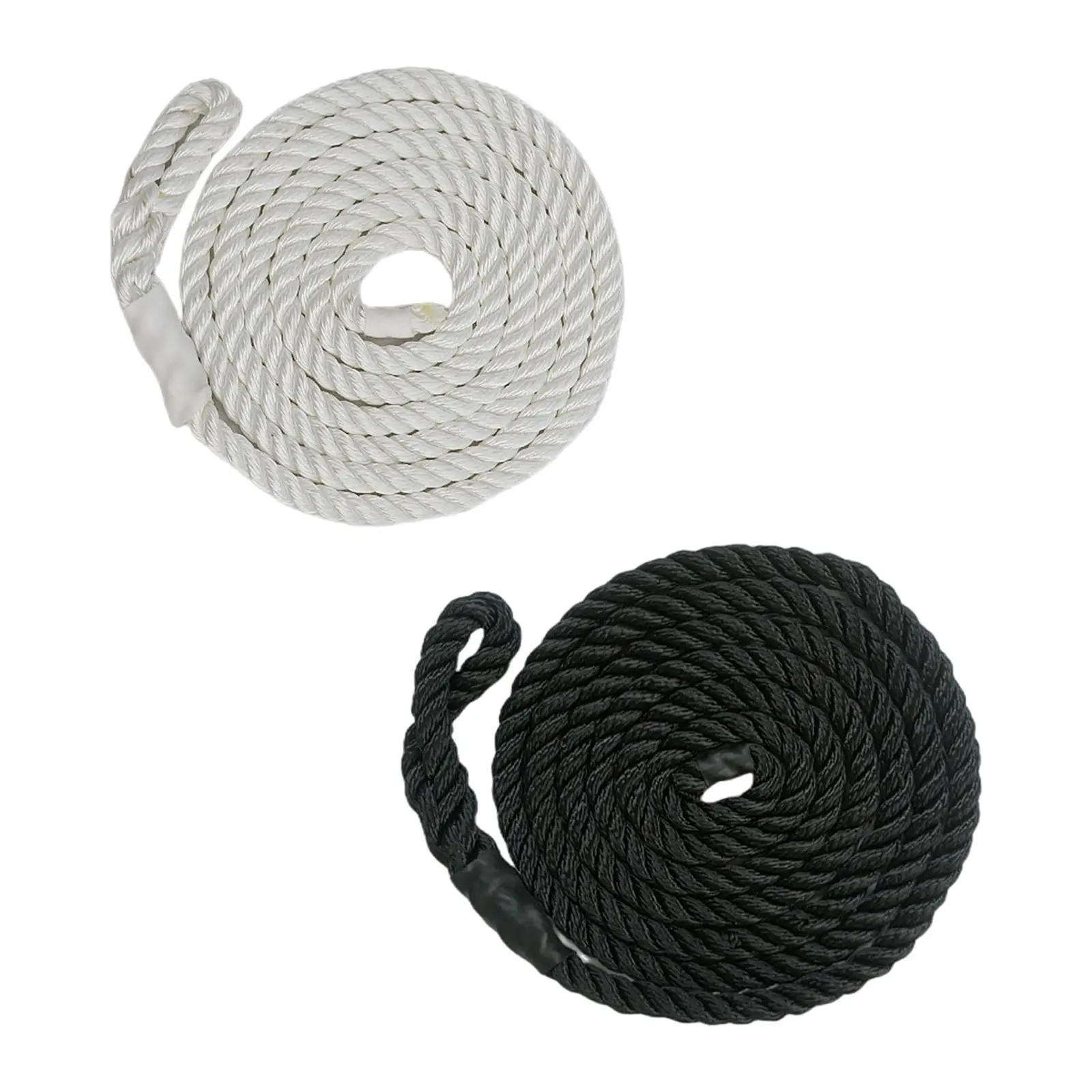 Boat Line, Braided Marine Line with Loop for Yacht, Boat Bumper Accessories