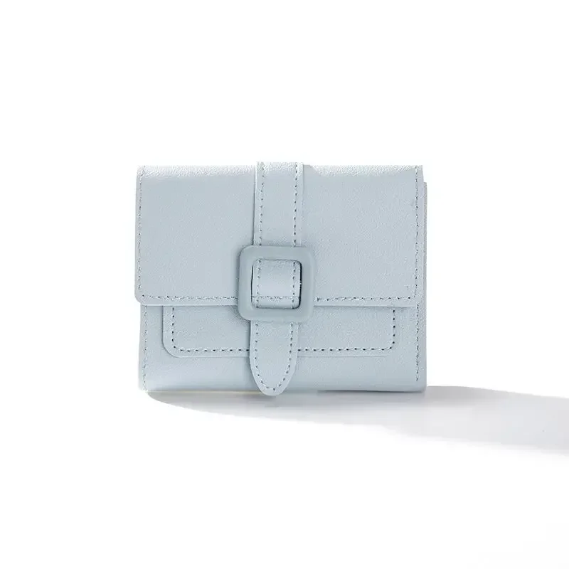 PU Leather Candy Color Small Wallets Coin Pures Ladies Card Holder Mini New Design Standard Short Purses for Women Solid Purses