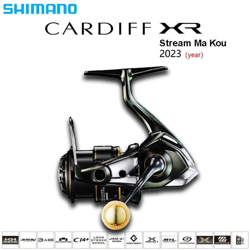 

2023 NEW Shimano CARDIFF XR C2000S C2000SHG Spinning Reel Left Right Hand Swap Ma Kou Gan Micro Object Fishing Wheel