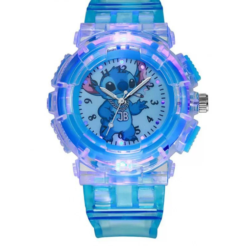 Disney Stitch Kids Watch - Luminous Dial & Cartoon Hands, Campus Social Must-Have for Students