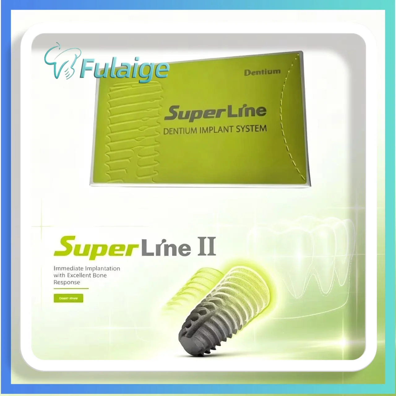 Dentium SuperLine II Titanium Kit FXS Series Implant Micro Driver Screw Components Procedures Accessories Prosthetic Restoration