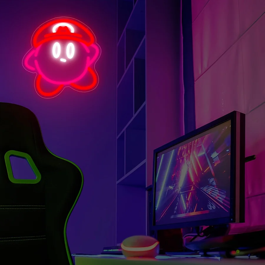 Super Star Neon Signs LED Anime Cartoon Neon Light Sign Dimmable for Bedroom Man Cave Game Room Weeding Wall Decor USB Powered