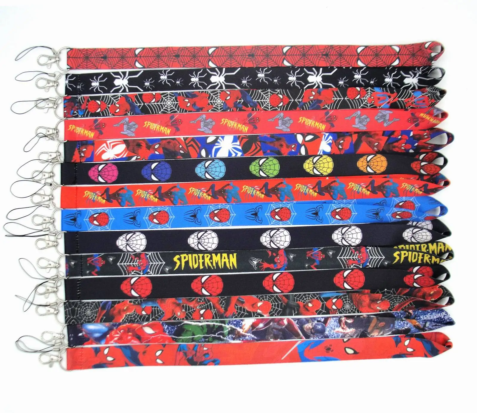 Disney SpiderMan lanyard Cute Cartoon Anime Keychain Lanyard Card Holder Identification Fashion Accessory Gift for Girls Friends