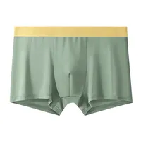 5Pcs Men's underwear Ice Silk Seamless Boxers Antibacterial Breathable Boxer Pants Short Pants Summer Thin Panties трусы мужские