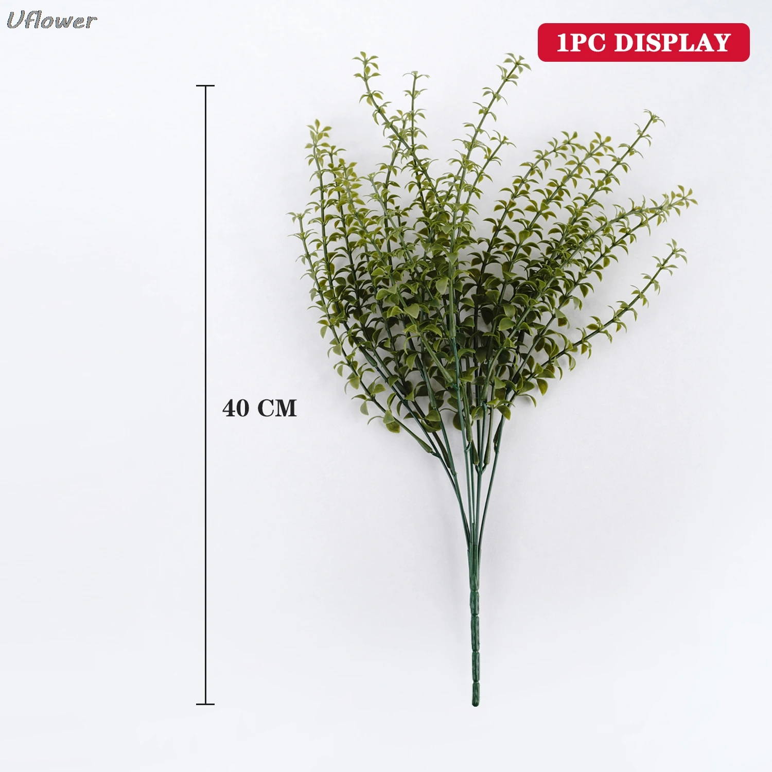 2 قطعة أوراق المال الاصطناعية الأوكالبتوس متعددة البتلة العشب النباتات الخضراء المنزل في الهواء الطلق حديقة حفل زفاف نبات صناعي الزخرفية #6
