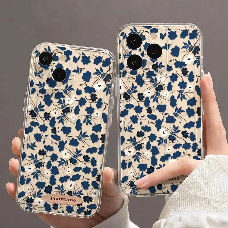 Floral Flower Case for Infinix Smart 8 7 Itel S23 Hot 11 12 Pro 20S 20I 10S 20 10 9 Play Tecno Zero 30 4G POP 6 5 Lit TPU Cover