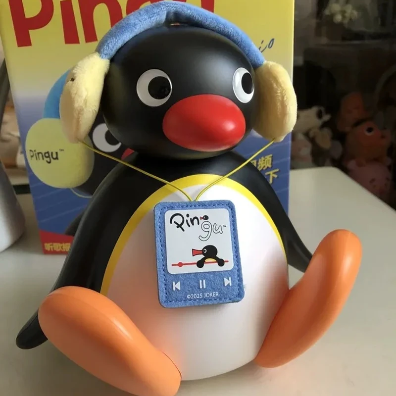 

Портативный мини-динамик Pingu Bluetooth, детская игрушка-пингвин, дизайн встряхивания музыки, способность телефонных звонков, версия 5,3, подарок на день рождения