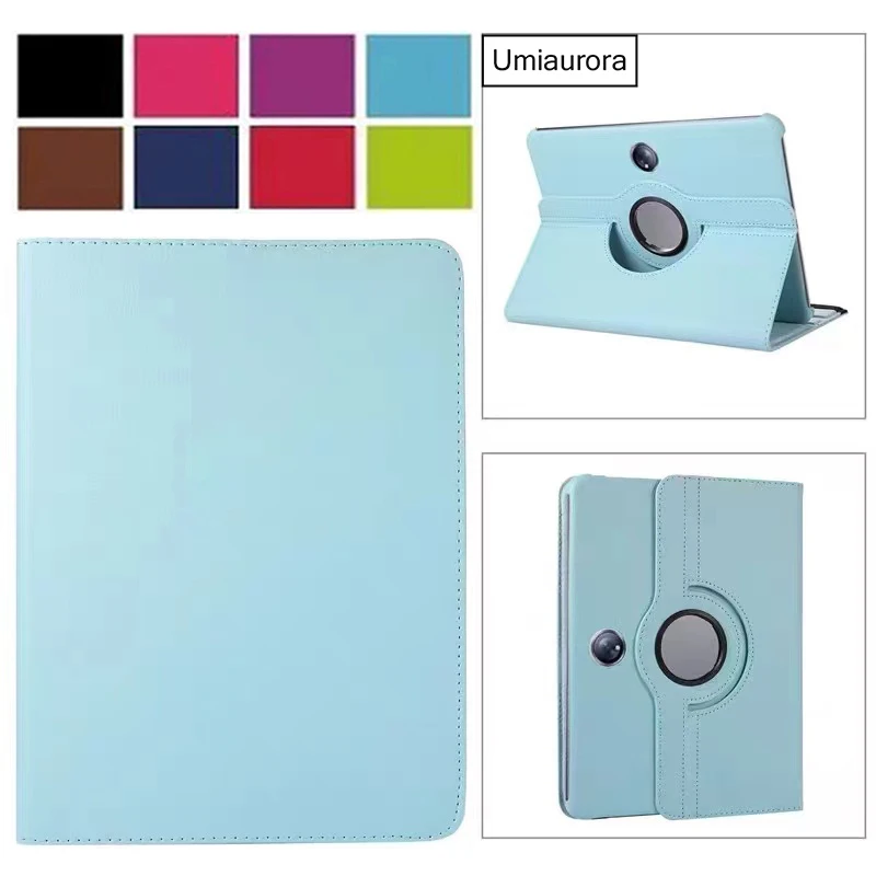 

Для Honor Pad 8 9 10 12,1 дюйма HEY3-W10 HEY2-W09 X8 X8a X9a 11,5 дюймов 360 вращающаяся подставка из искусственной кожи защитный чехол для планшета Funda