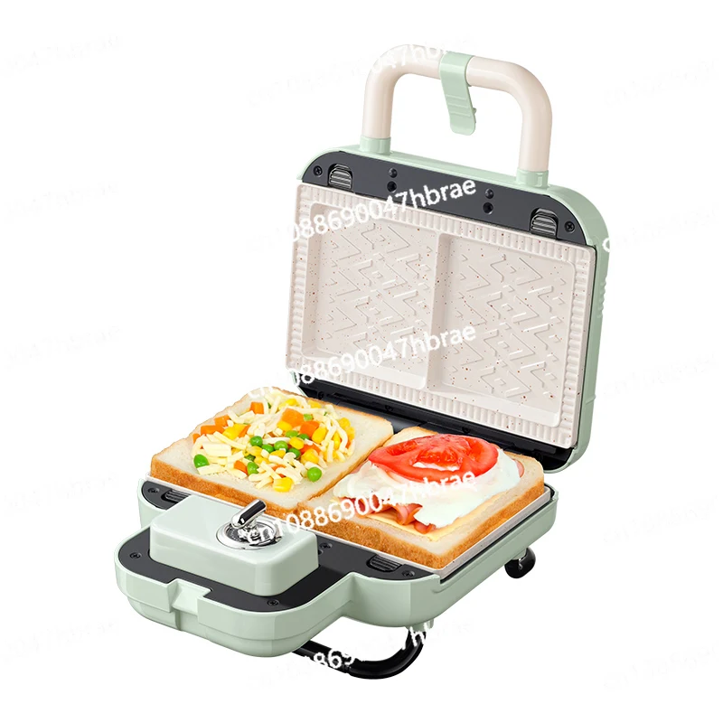 

Sandwich Family Breakfast Machine, Double Baking Tray, Waffle Maker, Multifunctional Toast Lighter