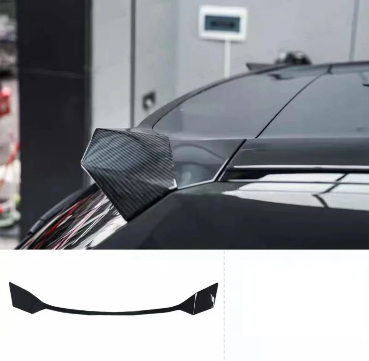 

Dry carbon fiber roof wing Spoilers for BMW XM modified rear spoiler Body kit Car Accessories