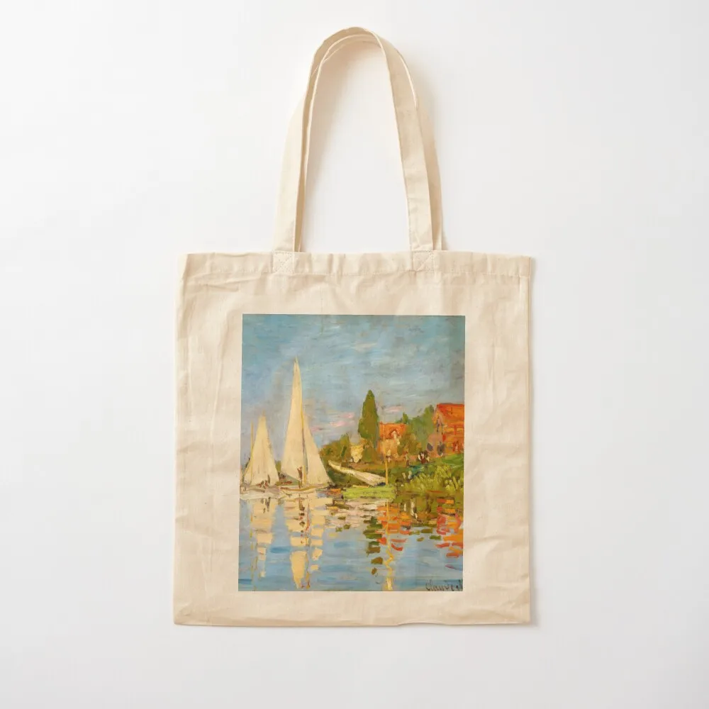 

Claude Monet Régate à Argenteuil - Regatta at Argenteuil Tote Bag Women's shopper tote bag custom