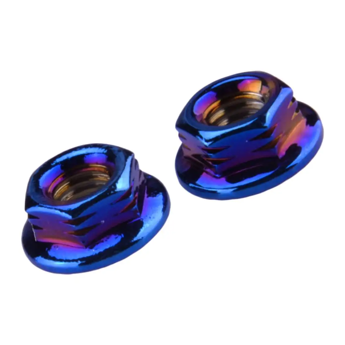 

6 шт. фланец M8 шестигранная гайка болт винт из нержавеющей стали для мотоцикла велосипед синий