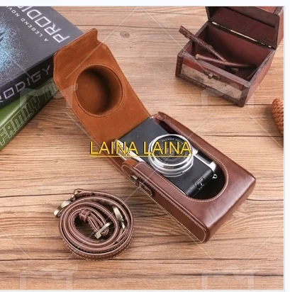 

Full Body Precise Fit PU Leather Digital Camera case Bag box Cover for Fujifilm Fuji x100v X-100V X100V Cameras Bag Skin