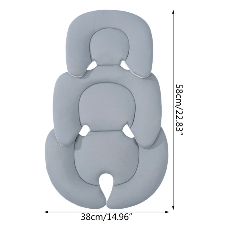 Upgraded Pram Insert Easy to Clean Baby Stroller Pad Breathable Baby Insert Convenient Baby Addition Lightweight Pad