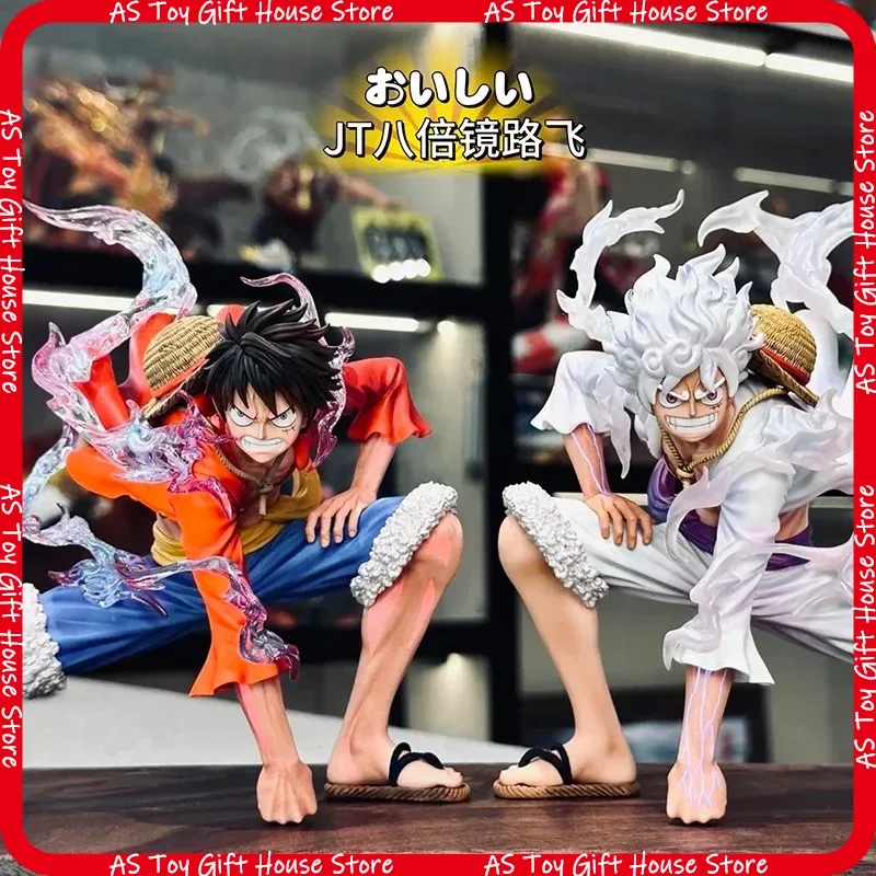 JT Neue One Piece Gear Fourth Monkey D Luffy Anime-Statue Figur Modell Puppe Desktop-Dekoration Sammler-Geschenk Trendiges Spielzeug