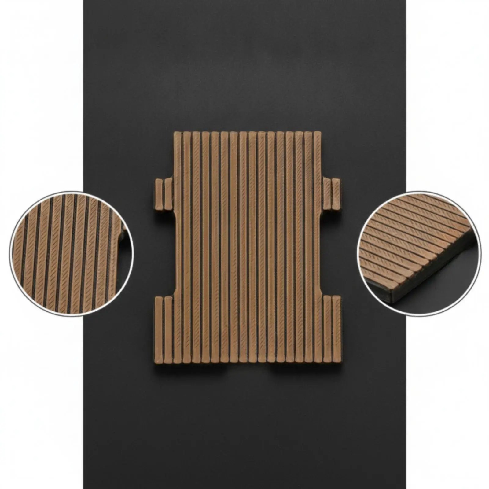 Custom Truck Bed Panel 3D PLA Wood Look Insert for SCX30 Full Size Pickup Model Display Build