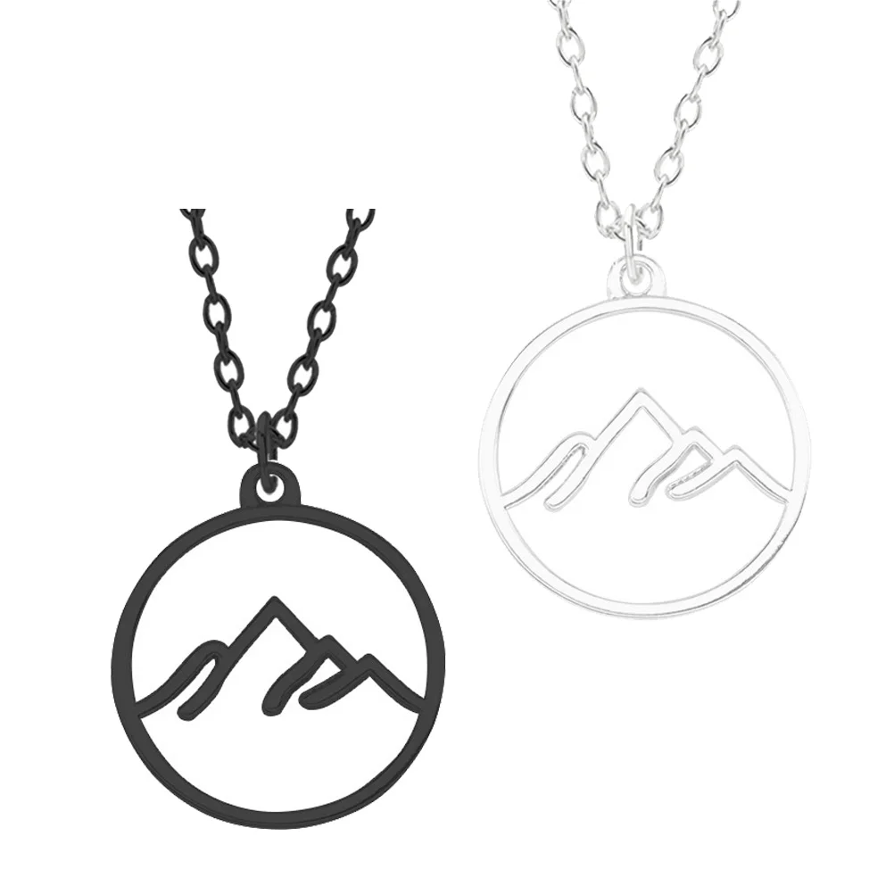 

2Pcs Hollow Necklace Women Pendant White K4461 Black 4462 Durable Clavicle Chain Party Gifts Neck Decoration